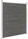vidaXL Gartenzaun WPC 180&times;186 cm Grau 49067