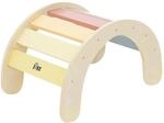 Joyz Kletterbogen f&uuml;r Kinder Mehrfarbig Bogenwippe Holz 74x41x38,5 cm