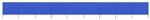 vidaXL 9 Teiliges Windschutzgewebe 1200 x 80 cm Azurblau 47191