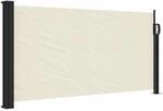 vidaXL Seitenmarkise Ausziehbar Creme 100x300 cm 4004265