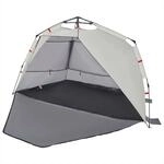 vidaXL Strandzelt 3 Personen Grau Quick Release Wasserdicht 4005313