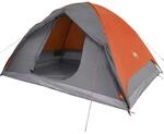 vidaXL Kuppel-Campingzelt 6 Personen Orange Wasserdicht 94414