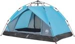 vidaXL Kuppel-Campingzelt 3 Personen Blau Quick Release 4004194