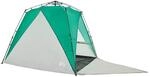 vidaXL Strandzelt 4 Personen Seegr&uuml;n Quick Release Wasserdicht 4005306