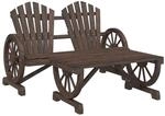 vidaXL 2-Tlg Garten-Lounge-Set Massivholz Tanne 365098