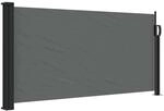 vidaXL Ausziehbare Seitenmarkise Anthrazit 100x300 cm 4004278