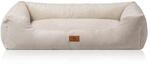 Knuffelwuff Hundebett Olivia Cord XL 105 x 75cm Beige