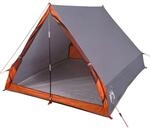vidaXL Campingzelt A-Form 2 Personen Grau Wasserdicht 94757