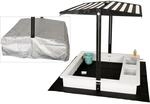 WONDERMAKE Design Sandkasten mit Dach solarca1