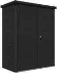 Gartenschrank Giarmadio 154 cm x 88 cm Schwarz