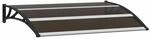 vidaXL Vordach Schwarz 120x75 cm PC 144823