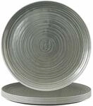 Seltmann Weiden Terra Pizzateller 31,5 cm 6er Set Perlgrau