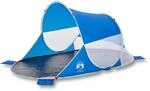 vidaXL Strandzelt Azurblau Pop-Up Wasserdicht 4004149