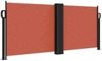 vidaXL Seitenmarkise Ausziehbar Terrakottarot 100x600 cm 4004588