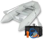 EBERTH Schlauchboot 4 Personen + 1 Kind 3,20m x 1,50m Boot mit Sitzbank bis 566 kg