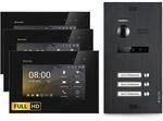 Balter EVO-HD Video-T&uuml;rsprechanlage f&uuml;r Dreifamilienhaus mit 3x 7 Zoll Monitor