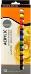 Daler-Rowney Simply Acrylfarben-Set mit 12 x 12 ml Farbtuben