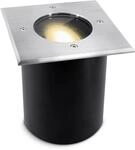 SSC-LUXon Juavi Bodeneinbaustrahler Au&szlig;en Schwenkbar IP67 mit GU10 LED 3W Warmwei&szlig;