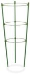 Relaxdays Rankhilfe 4er Set Eisen Gr&uuml;n H&ouml;henverstellbar 45 cm