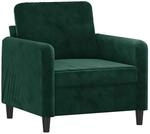 vidaXL Sessel Dunkelgr&uuml;n 60 cm Samt 359424
