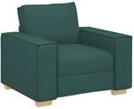 vidaXL Sofa Stuhl Dunkelgr&uuml;n 60 cm Stoff 4104965