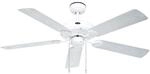 CASAFAN Outdoor Deckenventilator mit Zugketten Classic Outdoor Wei&szlig;