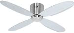 CASAFAN Energiespar Deckenventilator mit Fernbedienung Eco Plano II WiFi 112 cm Chrom