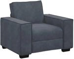 vidaXL Sessel Dunkelgrau 100x78x84 cm Samt 4105001