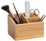 Wenko Bambus Organizer Terra 3 F&auml;cher 0,551, Bambus 12 x 8.5 x 9 cm natur