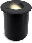 SSC-LUXon Juavi Bodeneinbauleuchte Schwarz IP67 mit LED GU10 3W Warmwei&szlig;...