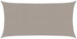 vidaXL Sonnensegel 160 g/m&sup2; Rechteckig Hellgrau 3x6 m HDPE 4001987
