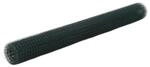 vidaXL Drahtzaun Stahl mit PVC-Beschichtung 25x1,5 m Gr&uuml;n 143636