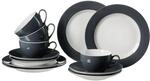 Ritzenhoff & Breker Doppio Kaffeeservice 12-teilig Anthrazit