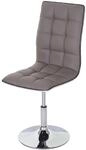 MCW Esszimmerstuhl C41 2er-Set Taupe-Grau Kunstleder