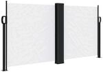 vidaXL Seitenmarkise Ausziehbar Wei&szlig; 120x600 cm 4004601