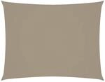 vidaXL Sonnensegel Oxford-Gewebe Rechteckig 4x5 m Taupe 135436