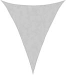 vidaXL Sonnensegel Hellgrau 4x5x5 m 100% Polyester Oxford 4000921