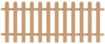 vidaXL Lattenzaun WPC 200 x 80 cm 42823