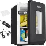 Tectake Tragbarer Mini K&uuml;hlschrank 2 In 1 K&uuml;hl und Heizfunktion Leicht und Leise 