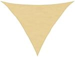 vidaXL Sonnensegel Sandfarbe 5x5x6 m 100% Polyester Oxford 4000944