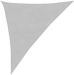 vidaXL Sonnensegel Hellgrau 3x4x5 m 100% Polyester Oxford 4000915