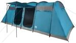 vidaXL Tunnel-Familienzelt 10 Personen Blau Wasserdicht 94620