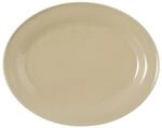 Seltmann Weiden Beat Color Glaze Servierplatte Oval 35 x 28 cm Sandbeige