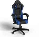 Juskys Gamingstuhl HyperSeat Schwarz/Blau