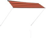 vidaXL Einziehbare Markise 300x150 cm Orange und Braun 145897