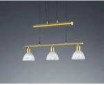 Trio LED-Jojo-Pendel Levisto Messing matt