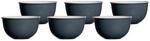 Ritzenhoff & Breker DOPPIO M&uuml;slischalen 14 cm 6er Set Anthrazit