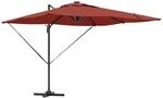 vidaXL Sonnenschirm Terrakotta 286 x 285 x 270 cm Aluminium 42003326