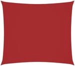 vidaXL Sonnensegel Oxford-Gewebe Rechteckig 2x2,5 m Rot 135639