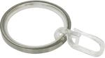 Gardinia Gardinenringe Windsor f&uuml;r &Oslash; 25 mm Edelstahloptik 10-er Pack